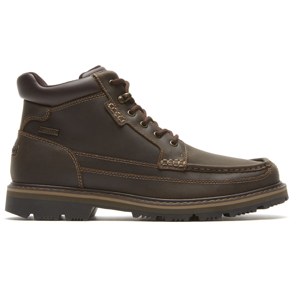 Rockport Støvler Herre Brune - Waterproof Mid Moc - DEKM59236